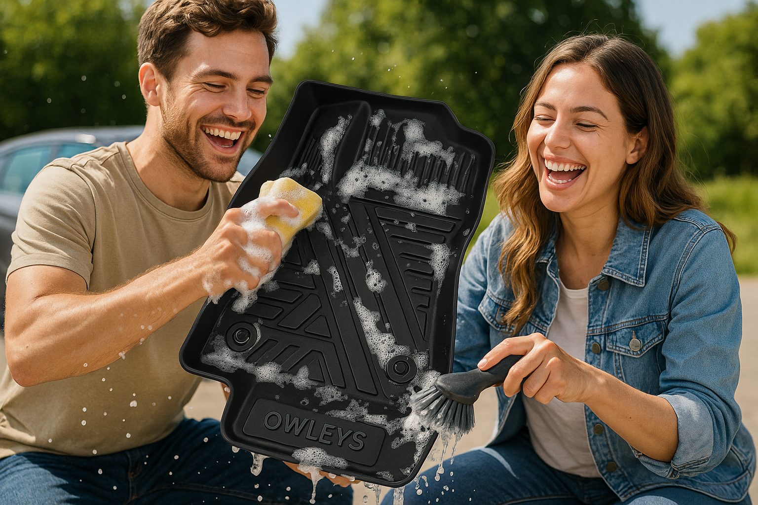 How to clean car floor mats