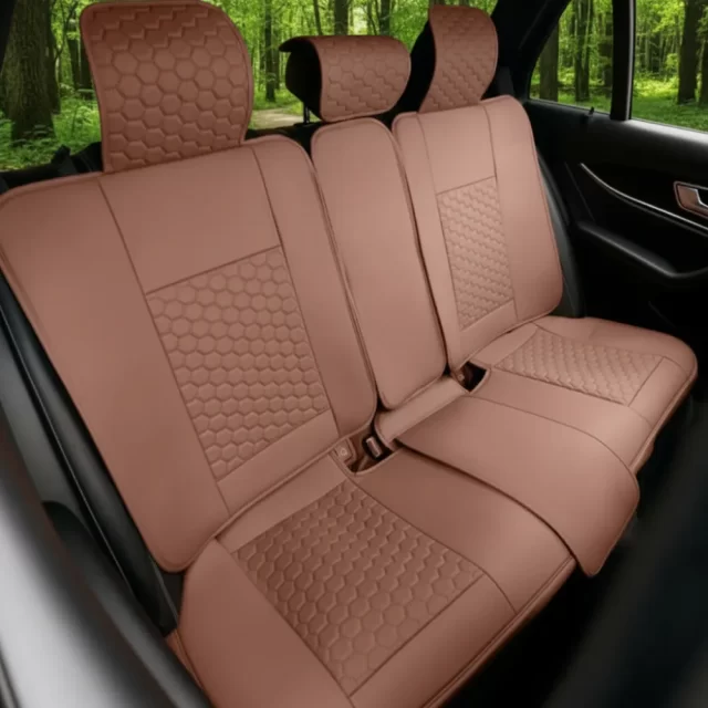 Audi Seat Covers (2017–2026) – Back Seat Custom Fit, Premium Eco-Leather  |  Owleys