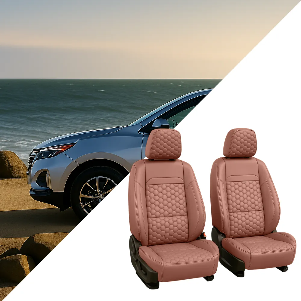 Chevy Equinox Seat Covers (2018–2025) – Front Seat Custom Fit, Premium Eco-Leather  |  Owleys