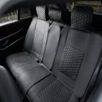 Chevy Tahoe Seat Covers (2015-2026) – Back Seat Custom Fit, Premium Eco-Leather (Black)  |  Owleys - View 1