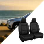 Chevy Traverse Seat Covers (2018–2026) – Front Seat Custom Fit, Premium Eco-Leather  |  Owleys - View 1