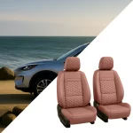 Ford Escape Seat Covers (2013–2024) – Front Seat Custom Fit, Premium Eco-Leather (Brown)  |  Owleys - View 2