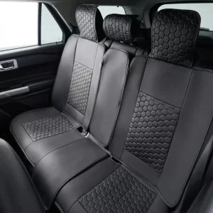 Ford Explorer Seat Covers (2011-2026) – Back Seat Custom Fit, Premium Eco-Leather  |  Owleys