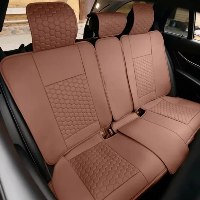 Ford F-150 Seat Covers (2015-2026) – Back Seat Custom Fit, Premium Eco-Leather  |  Owleys
