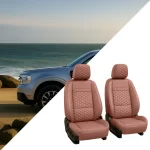 Ford Maverick Seat Covers (2022–2024) – Front Seat Custom Fit, Premium Eco-Leather (Brown)  |  Owleys - View 1
