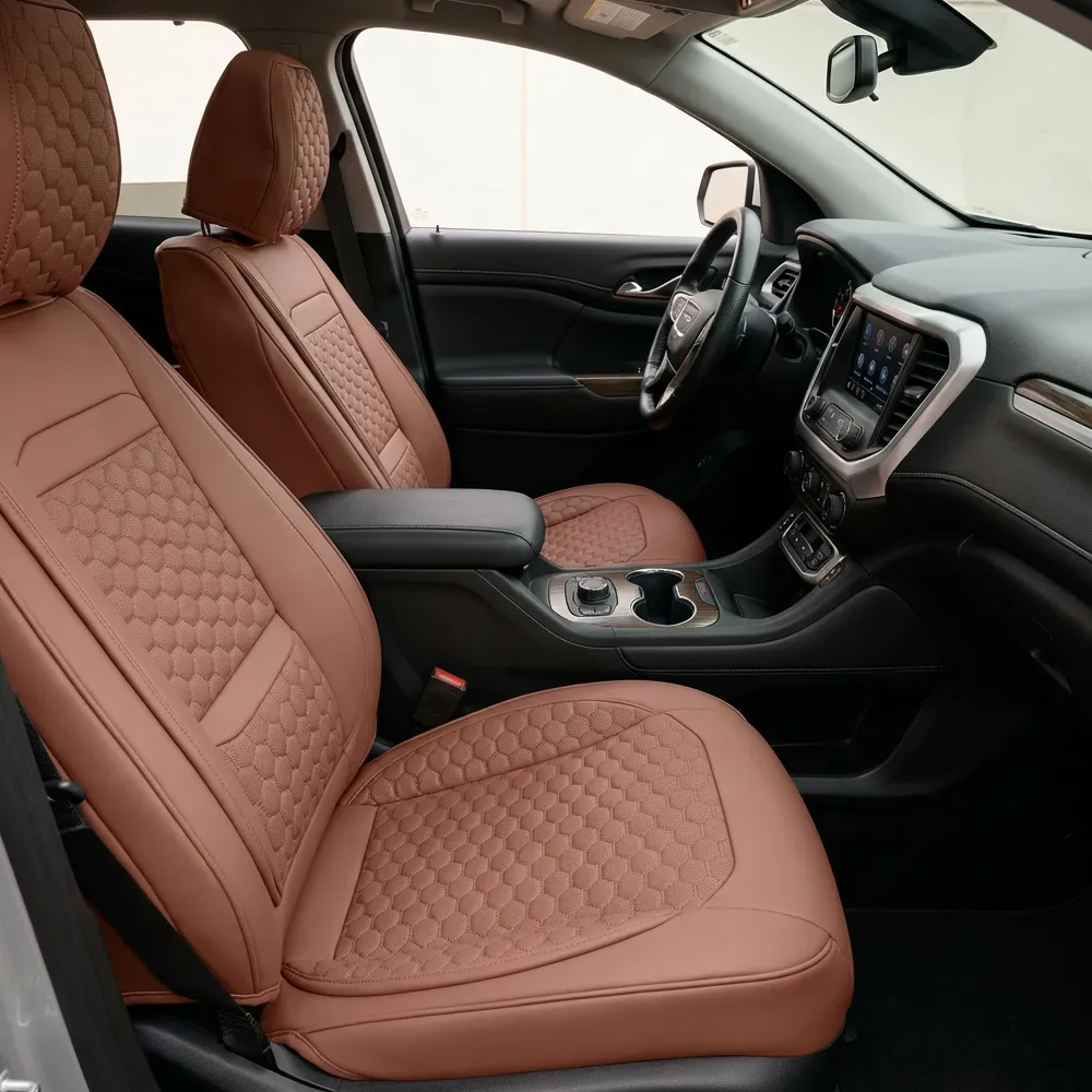 GMC Acadia Seat Covers (2017–2026) – Front Seat Custom Fit, Premium Eco-Leather  |  Owleys