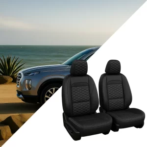Hyundai Palisade Seat Covers (2020-2025) – Front Seat Custom Fit, Premium Eco-Leather  |  Owleys