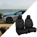 Lexus RX 350 Seat Covers (2016–2026) – Front Seat Custom Fit, Premium Eco-Leather (Black)  |  Owleys - View 2