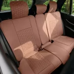 Mazda Seat Covers (2016-2026) – Back Seat Custom Fit, Premium Eco-Leather (Brown)  |  Owleys - View 1