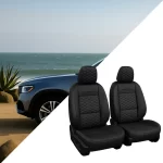 Mercedes-Benz Seat Covers (2015-2026) – Front Seat Custom Fit, Premium Eco-Leather (Black)  |  Owleys - View 4