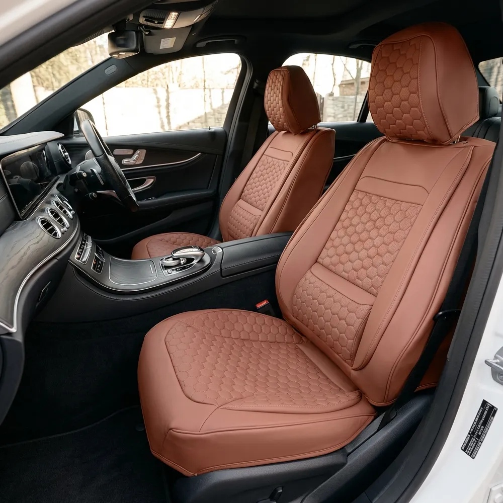 Mercedes-Benz Seat Covers (2015-2026) – Front Seat Custom Fit, Premium Eco-Leather  |  Owleys