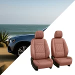 Mercedes-Benz Seat Covers (2015-2026) – Front Seat Custom Fit, Premium Eco-Leather (Brown)  |  Owleys - View 2
