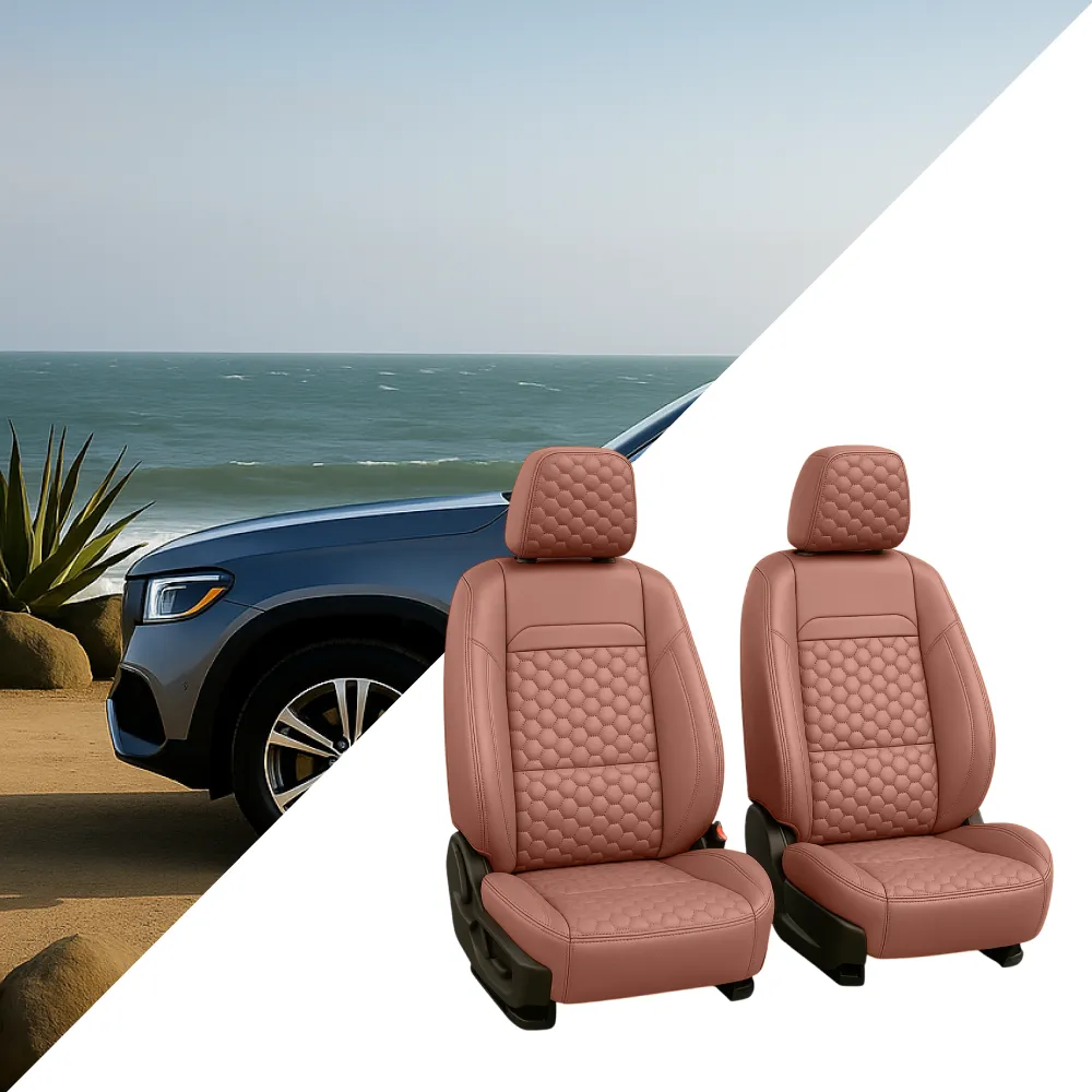 Mercedes-Benz Seat Covers (2015-2025) – Front Seat Custom Fit, Premium Eco-Leather  |  Owleys