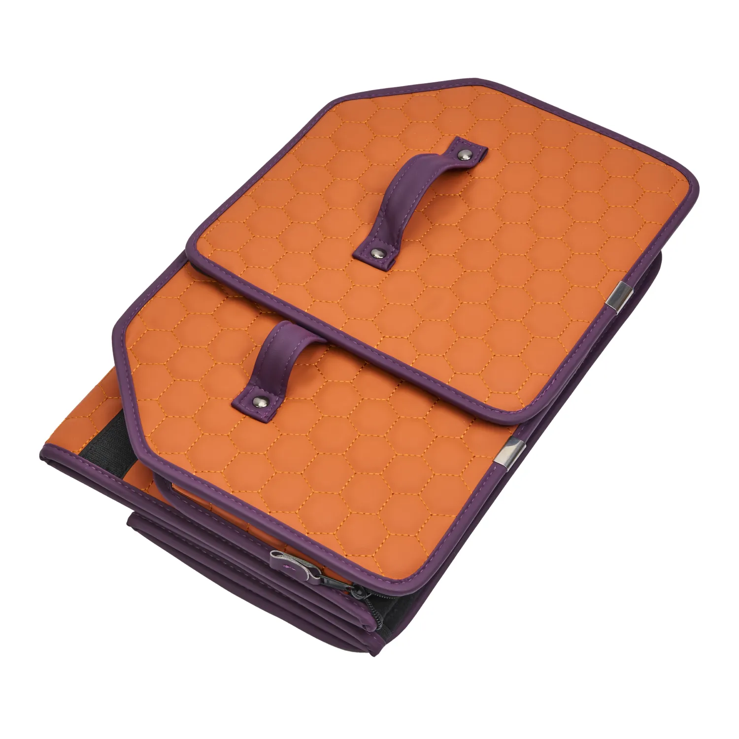 Car Trunk Organizer | Orange “Hexy” by Owleys - View 7