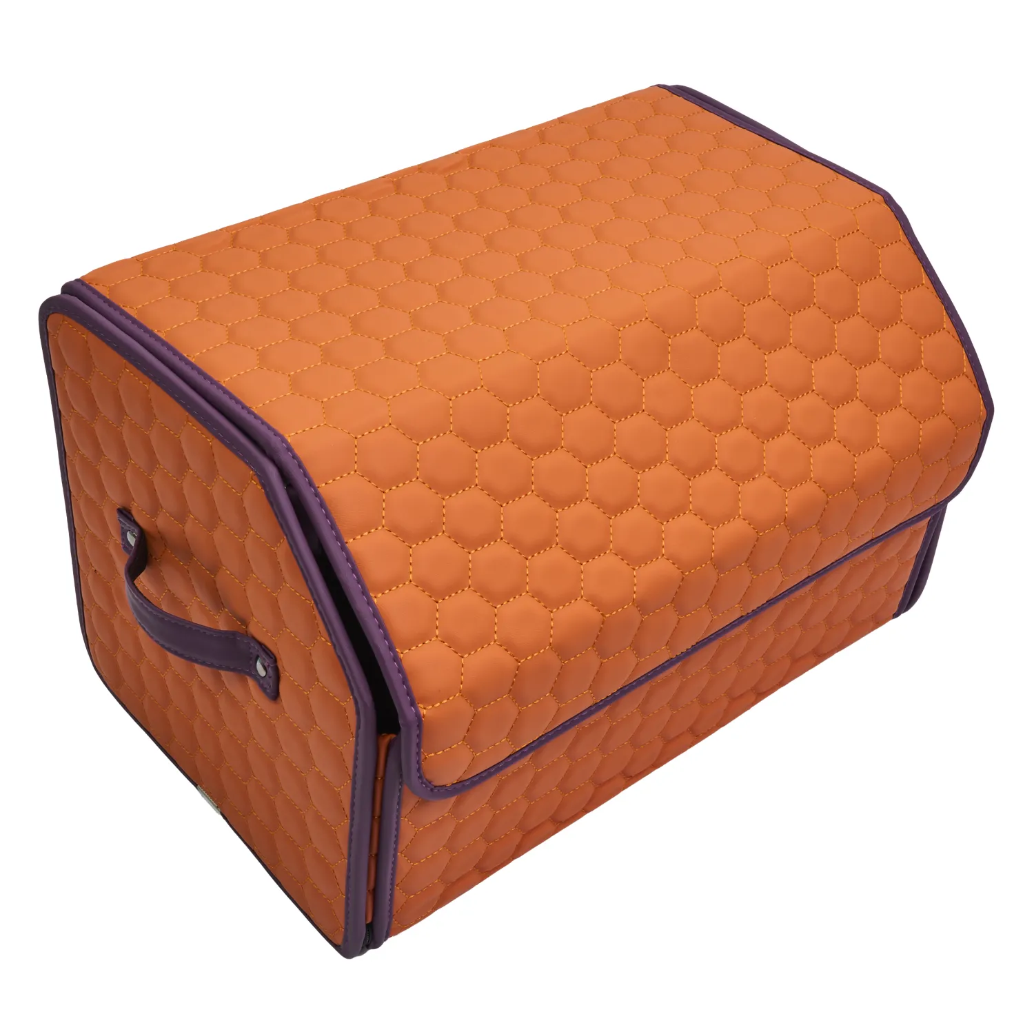 Car Trunk Organizer | Orange “Hexy” by Owleys - View 6