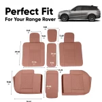 Range Rover Seat Covers (2015-2026) – Back Seat Custom Fit, Premium Eco-Leather  |  Owleys - View 4