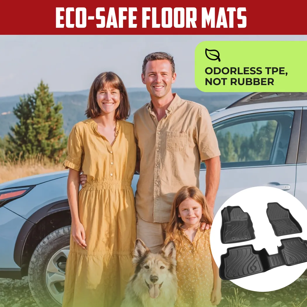Subaru Crosstrek Floor Mats – Eco-Safe TPE  |  2024 Model Custom Fit - View 2
