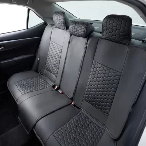 Toyota Corolla Seat Covers (2013-2026) – Back Seat Custom Fit, Premium Eco-Leather  |  Owleys