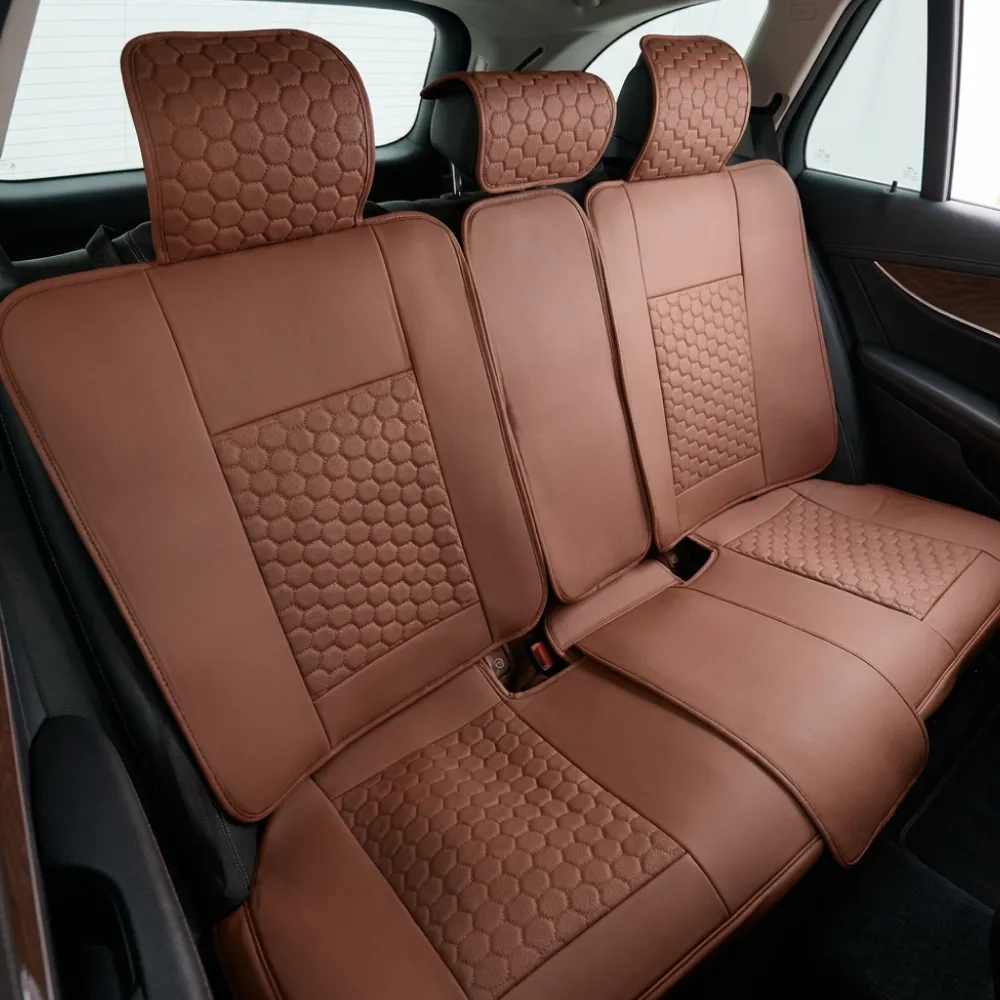 Toyota Sequoia Seat Covers (2008-2026) – Back Seat Custom Fit, Premium Eco-Leather  |  Owleys