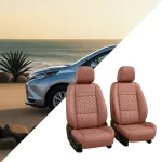 Toyota Sienna Seat Covers (2021–2025) – Front Seat Custom Fit, Premium Eco-Leather  |  Owleys - View 1