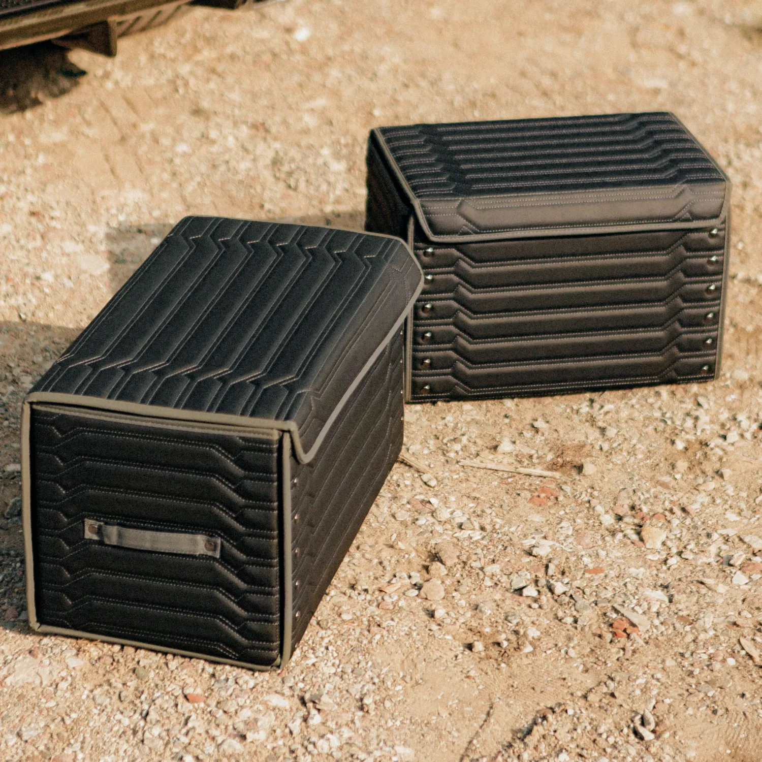 Rivian Trunk Organizer  |  “Highway” by Owleys - View 2