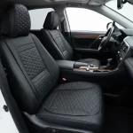 Lexus RX 350 Seat Covers (2016–2026) – Front Seat Custom Fit, Premium Eco-Leather (Black)  |  Owleys - View 1