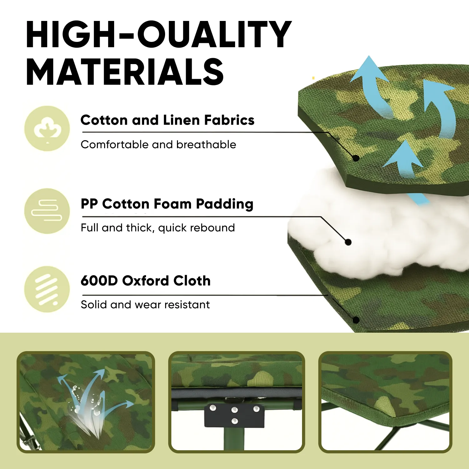Foldable Camping Bed | “Scout” by Owleys - View 5