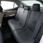 Toyota Camry Seat Covers (2015–2025) – Back Seat Custom Fit, Premium Eco-Leather (Black)  |  Owleys - View 1