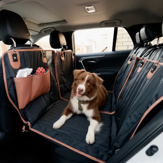 Toyota RAV4 Hard Bottom Dog Seat Cover  |  “Travel Buddy Mk. II” by Owleys