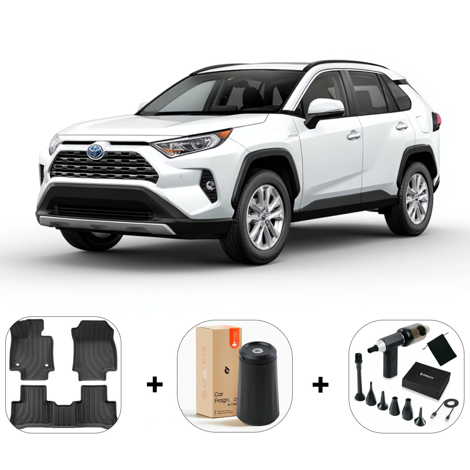 Best Gift for Toyota RAV4 Owner  |  Floor Mats, Vacuum Cleaner & Air Freshener Combo