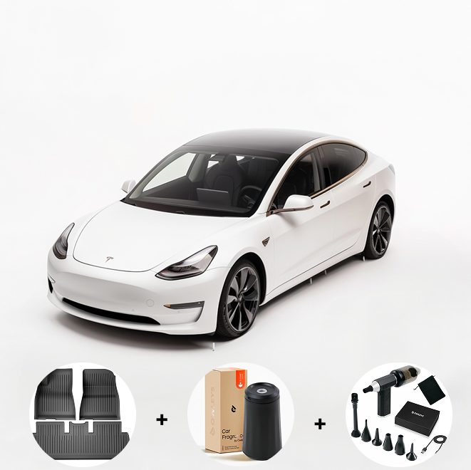 Best Gift for Tesla Model 3 Owner  |  Car Odor Eliminator Combo