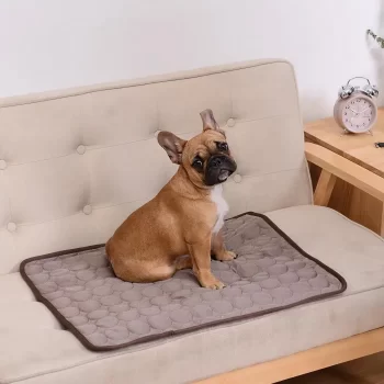 Dog Cooling Mat for Summer, Breathable Pet Blanke…