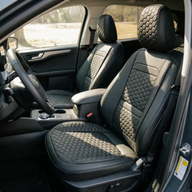 Ford Escape Seat Covers (2013–2024) – Front Seat Custom Fit, Premium Eco-Leather  |  Owleys