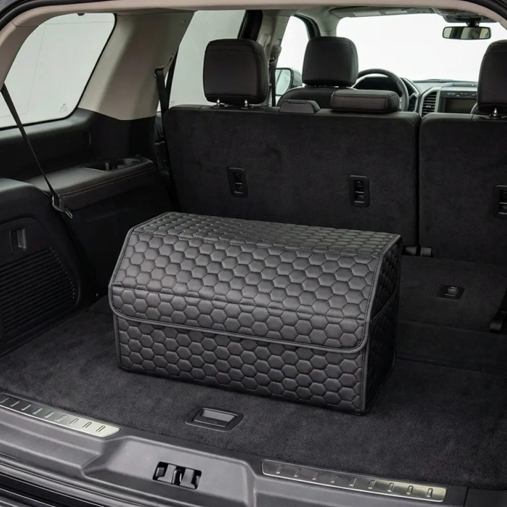 Ford Expedition Trunk Organizer  |  Black “Hexy” by Owleys