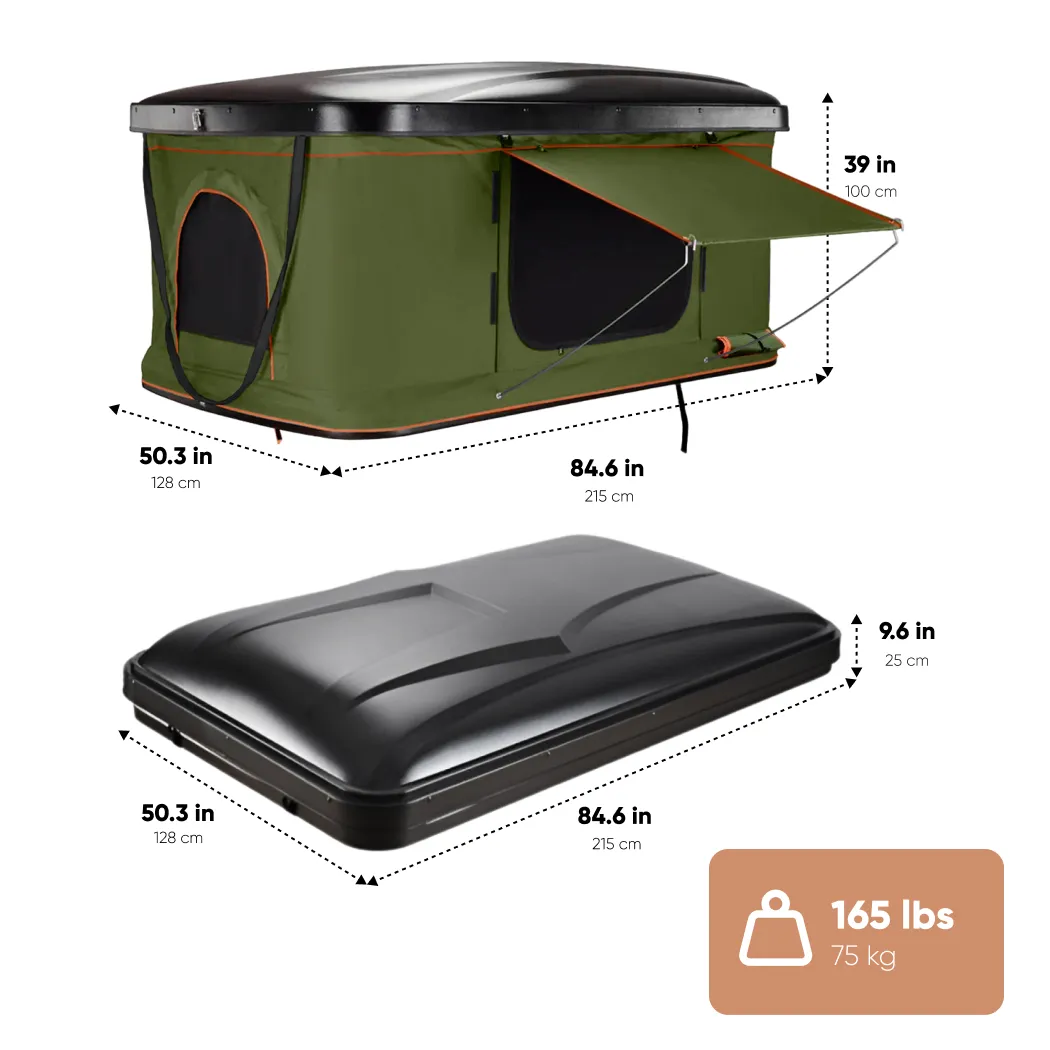 Ford F-150 Roof Top Tent with Hard ABS Shell | Owleys - View 3