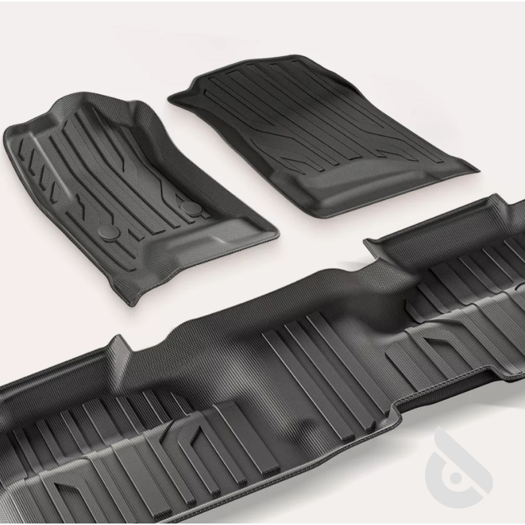 GMC Sierra Floor Mats – Odorless, Eco-Safe TPE  |  2012-2018 Models Custom Fit - View 2