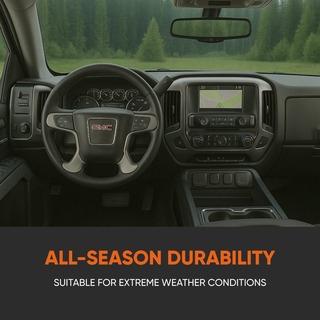 GMC Sierra Floor Mats – Odorless, Eco-Safe TPE  |  2012-2018 Models Custom Fit - View 3