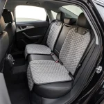 Car Seat Protector Mat  |  Gray “Hexy” by Owleys - View 12