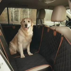 VW Atlas Dog Seat Cover  |  “Travel Buddy” by Owleys