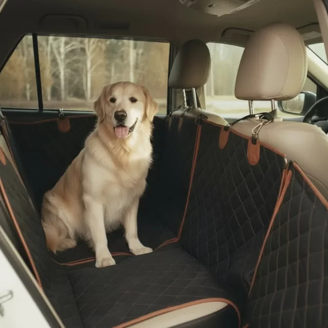 VW Atlas Dog Seat Cover  |  “Travel Buddy” by Owleys