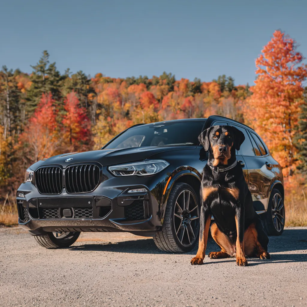 BMW Dog Seat Cover  |  “Travel Buddy” by Owleys