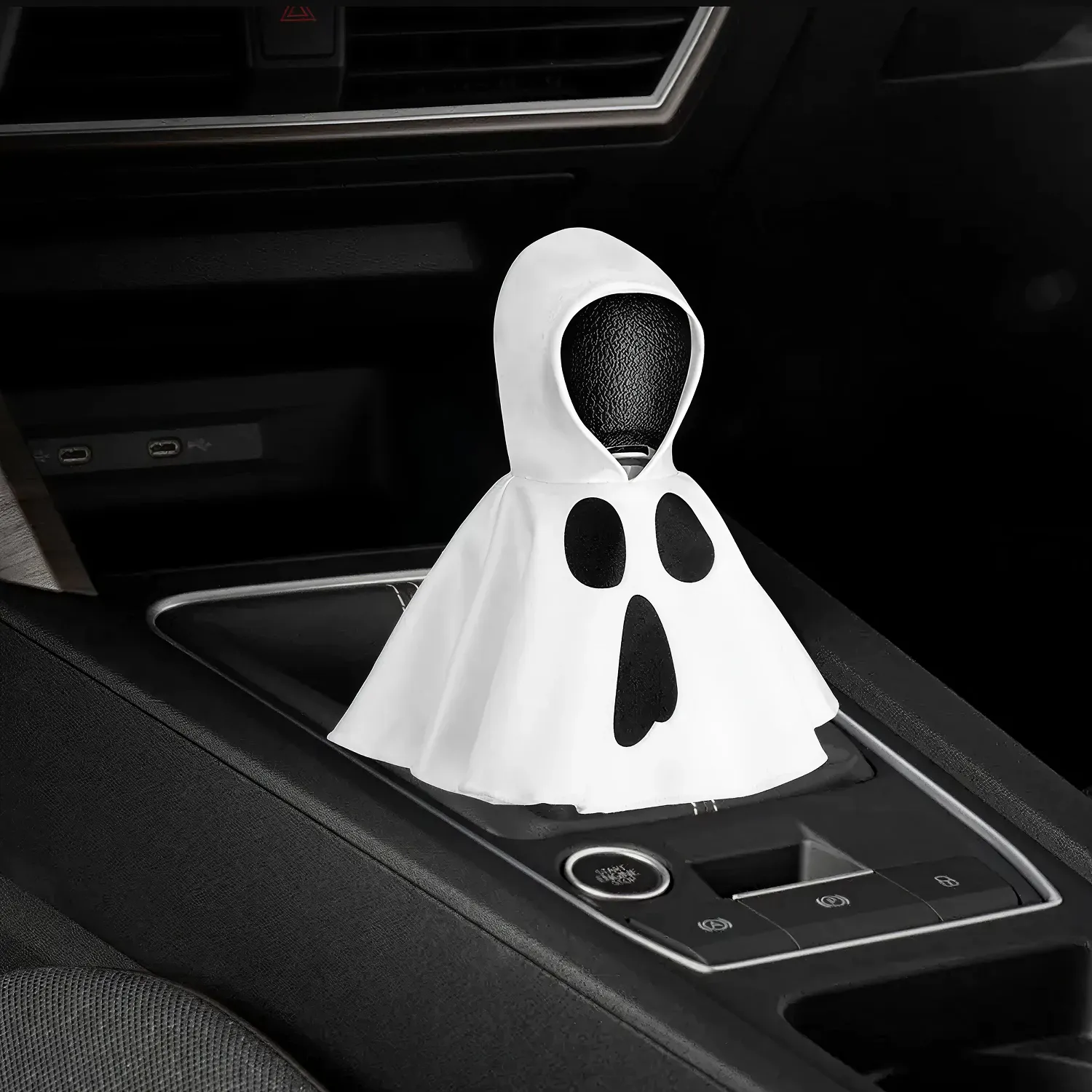 Ghost Car Gear Shift Hoodie Cover  |  “Gear Ghoul” by Owleys - View 7