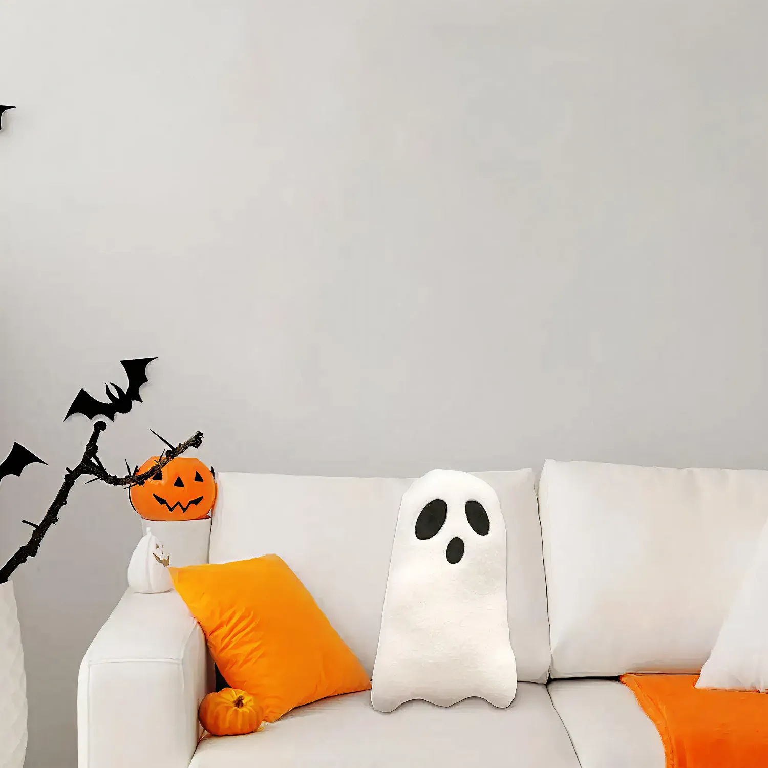 Ghost Plushie, Halloween Pillow for Car & Home | “Boo Buddy” by Owleys - View 5