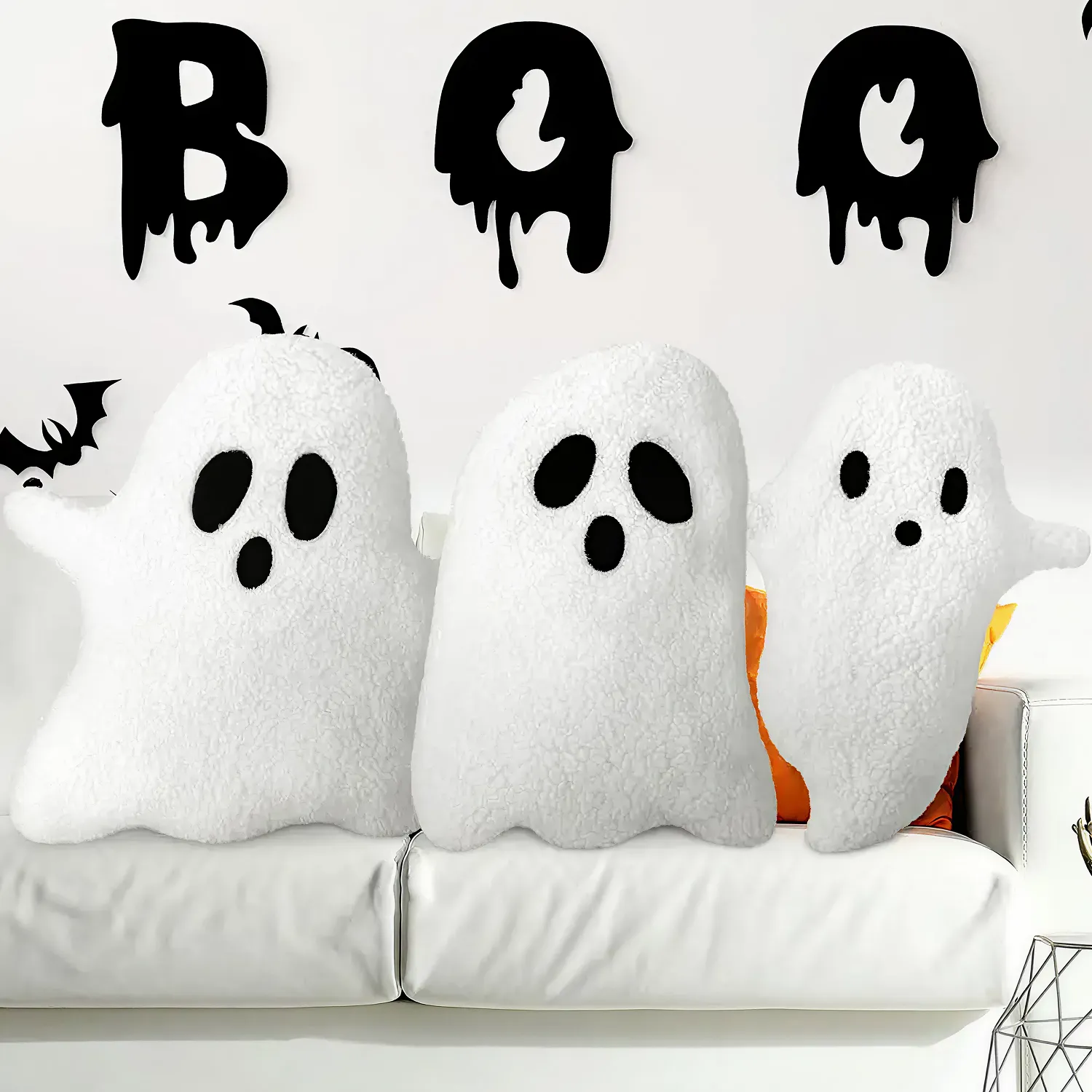 Ghost Plushie, Halloween Pillow for Car & Home | “Boo Buddy” by Owleys - View 2