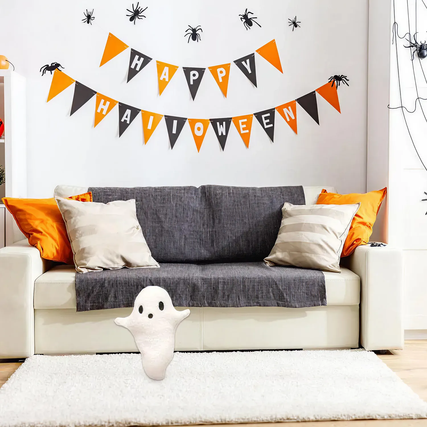 Ghost Plushie, Halloween Pillow for Car & Home | “Boo Buddy” by Owleys - View 4