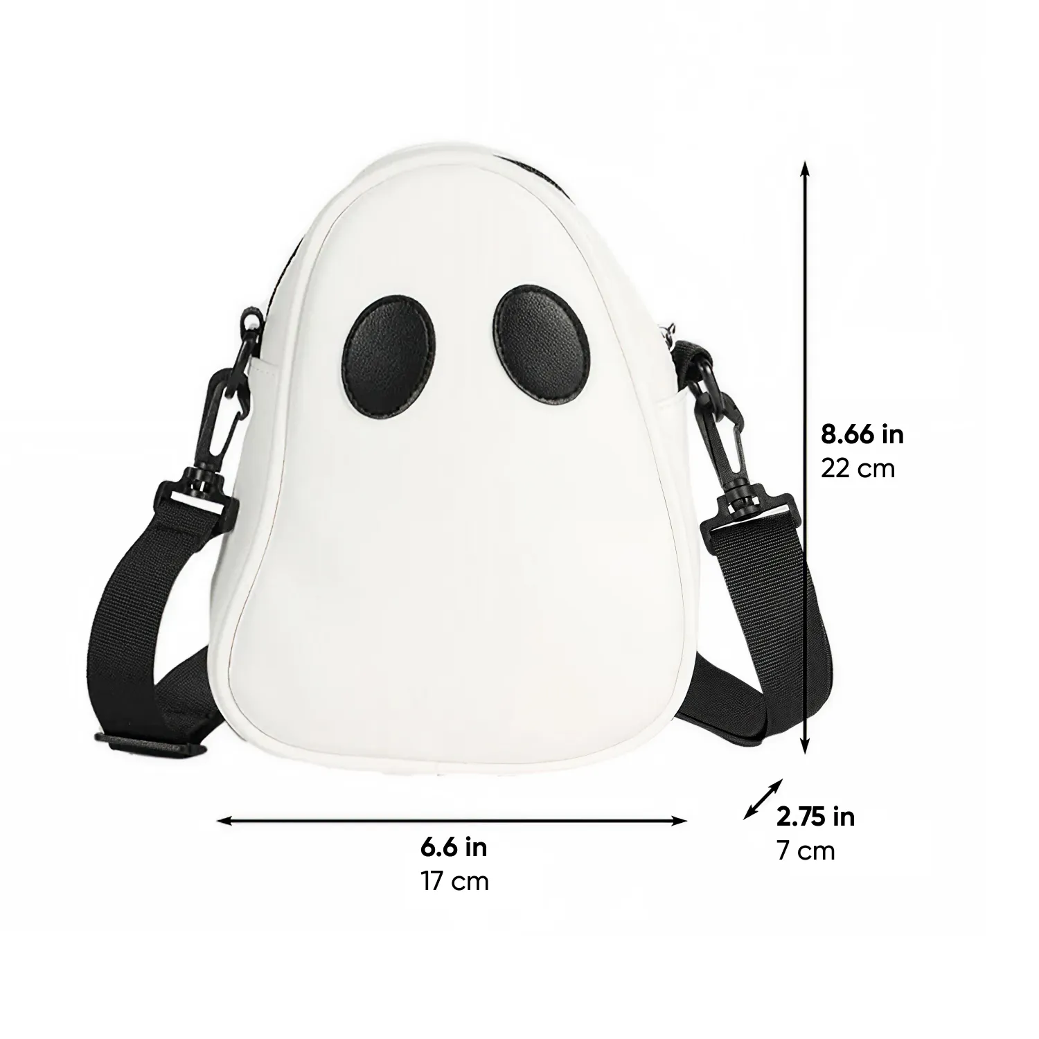 Halloween Ghost Crossbody Bag  |  “Casper Carry” by Owleys - View 3