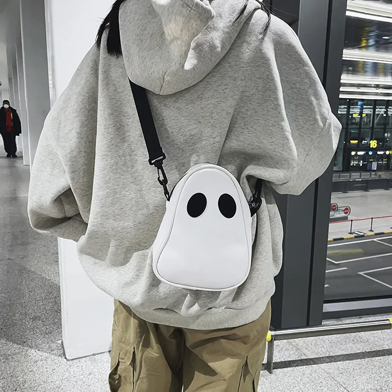 Halloween Ghost Crossbody Bag  |  “Casper Carry” by Owleys - View 5