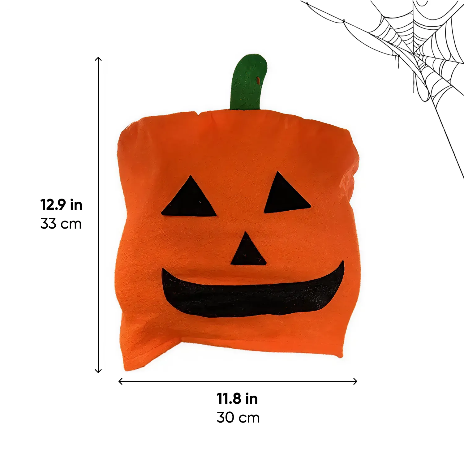 Halloween Pumpkin Car Headrest Covers (2 Pcs) | “Jack & Jill” by Owleys - View 4