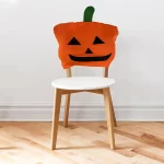Halloween Pumpkin Car Headrest Covers (2 Pcs)  |  “Jack & Jill” by Owleys - View 5