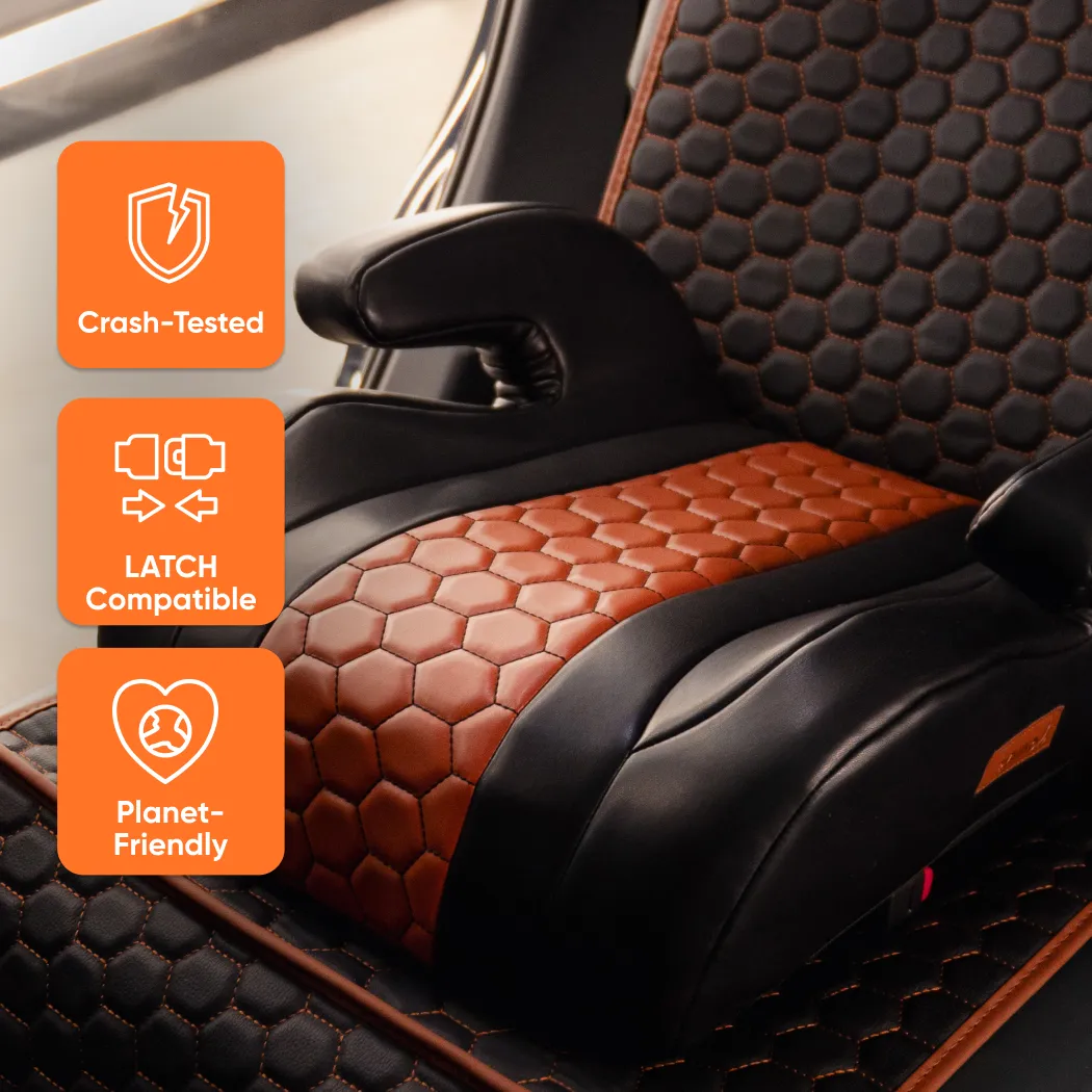 Car Booster Seat Age 4-12  |  “Snug Bug” by Owleys - View 4